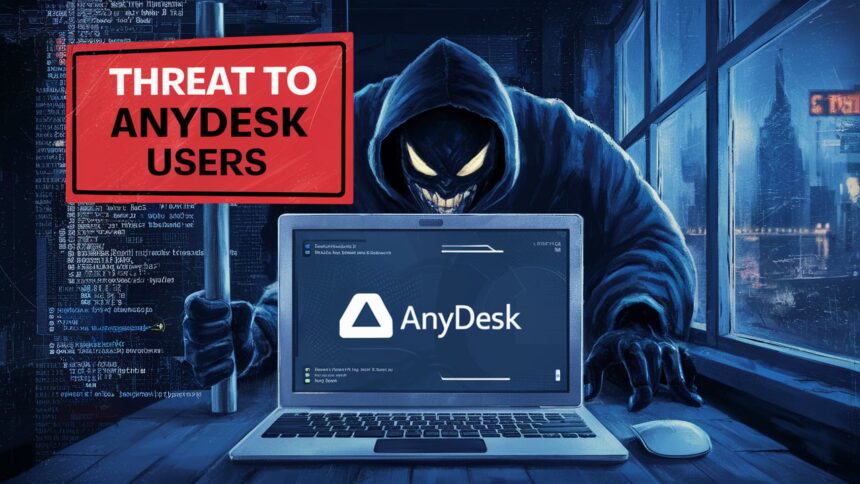 Mad Liberator group uses fake Windows update screen to target AnyDesk users for data extortion.